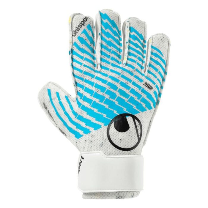Uhlsport Goalkeeper Gloves Fangmaschine CyberTec Starter Soft - White/Cyber Blue/Black