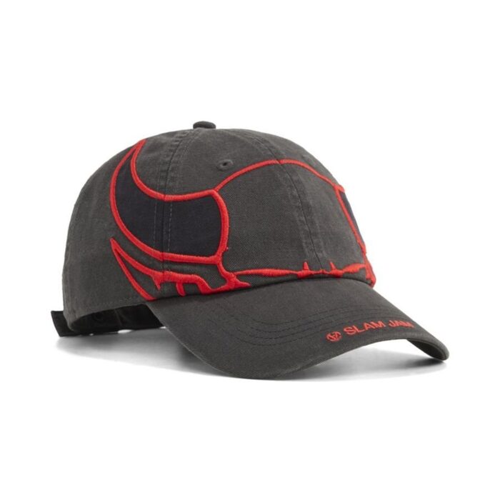 Milan X Slam Jam Cap - Black/For All Time Red