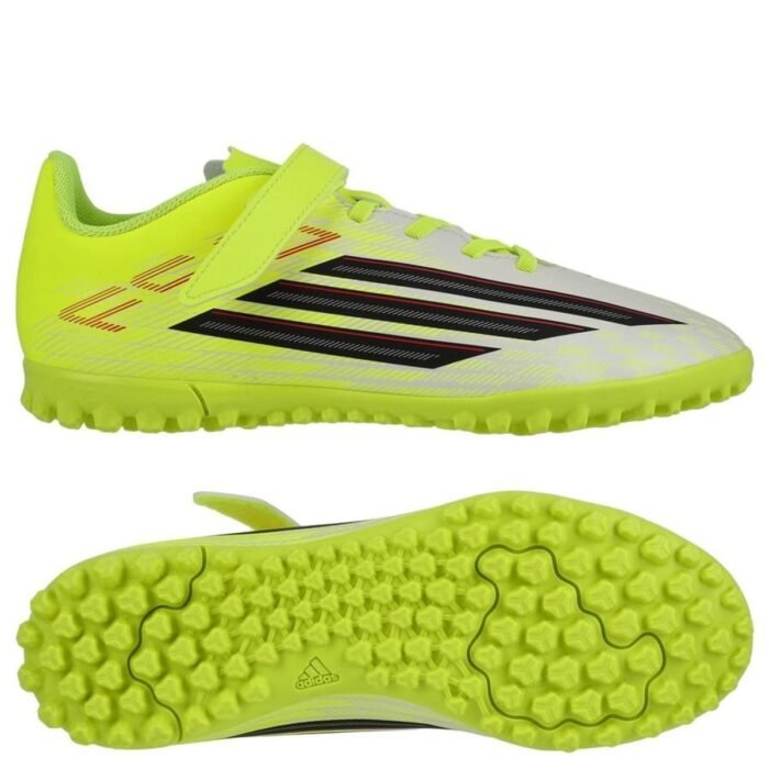adidas F50 Club Velcro TF Born For Goals - Solar Yellow/Core Black/Lucid Red Kids
