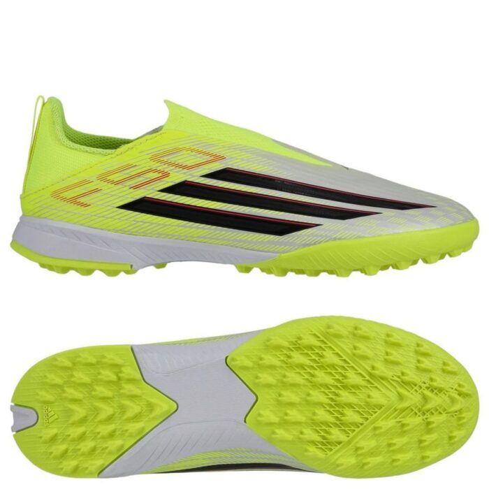 adidas F50 League Laceless TF Born For Goals - Solar Yellow/Core Black/Lucid Red Kids
