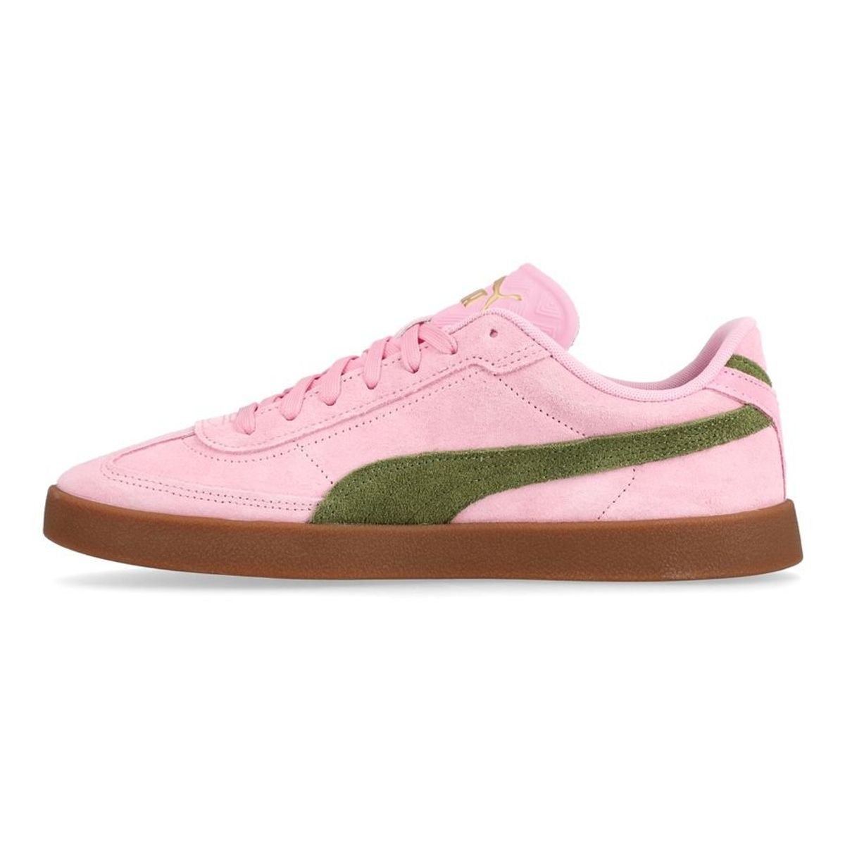 PUMA Club II Era Suede - Pink/Olive Cargo 2 PUMA Club II Era Suede - Pink/Olive Cargo - Image 2