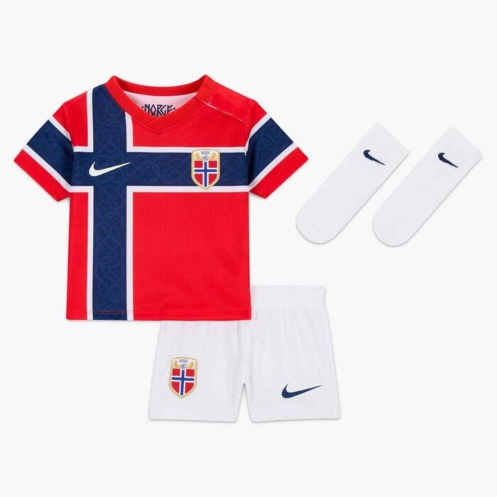 Norway Home Shirt World Cup 2026 Baby-Kit Kids