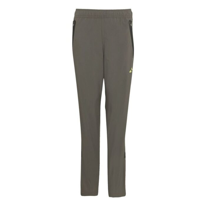 Real Madrid Training Trousers Tiro 25 Competition Vis Tech Travel - Utility Grey/Semi Frozen Yellow Kids