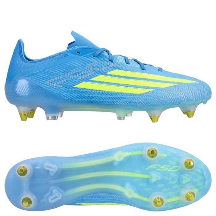 adidas F50 Elite SG Ice Cold Precision - Lucid Ray Blue/Solar Yellow/Light Utility Aqua