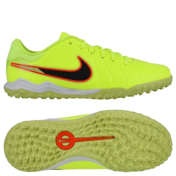 Nike Tiempo Legend 10 Academy TF Max Voltage - Volt/Black Kids