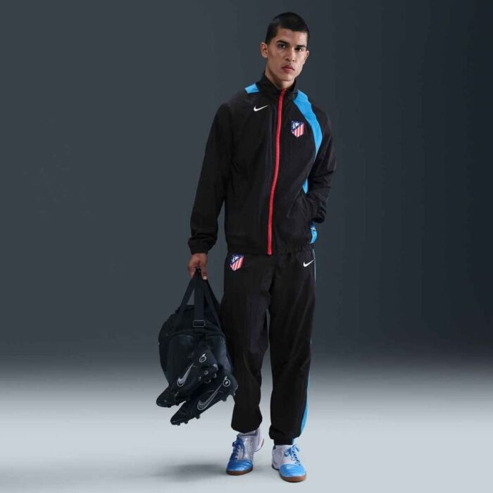 Atletico Madrid Track Jacket T90 Woven GX 3rd - Black/Photo Blue/Sport Red/White
