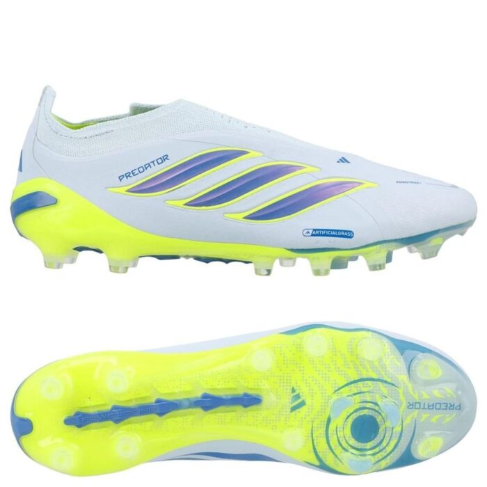 adidas Predator Elite Laceless AG Born For Goals - Crystal Sky/Ray Blue/Solar Yellow