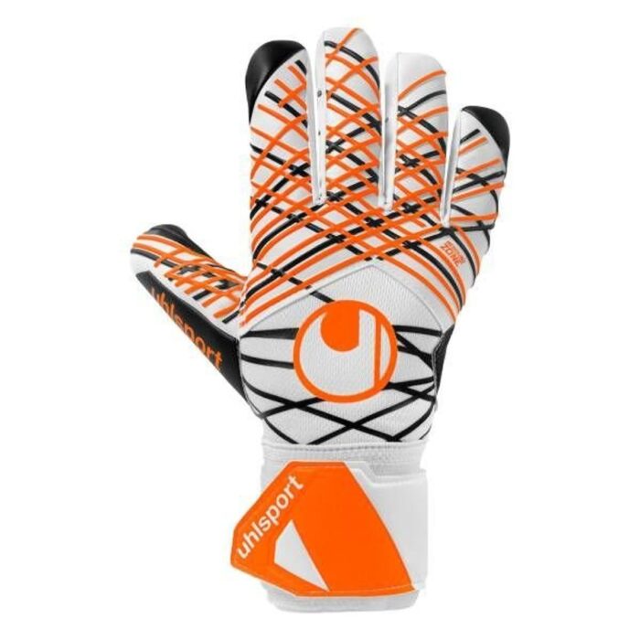 Uhlsport Goalkeeper Gloves Soft HN Competition - White/Black/Fluo Orange