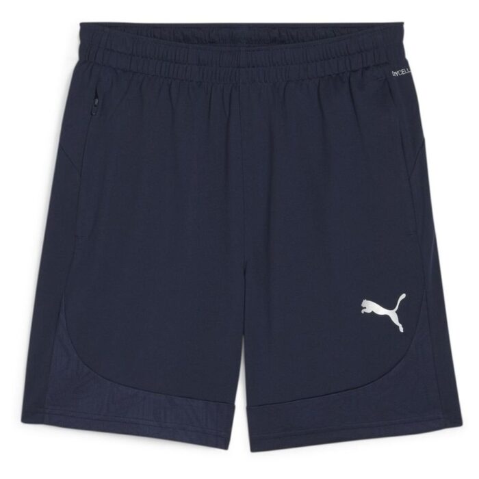 PUMA Training Shorts teamFINAL - PUMA Navy/Silver