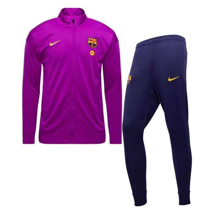 Barcelona Tracksuit Dri-FIT Strike - Vivid Purple/Midwest Gold