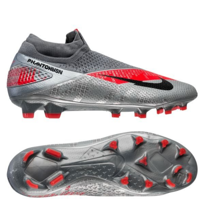 Nike Phantom Vision 2 Elite DF FG Neighbourhood - Metallic Bomber Grey/Black/Particle Grey