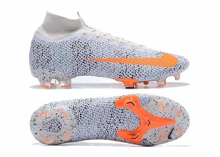 Nike Mercurial Superfly 7 Elite FG CR7 Safari - White/Total Orange/Black LIMITED EDITION