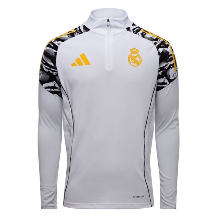 Real Madrid X Marvel Training Shirt Tiro 25 - White/Bold Gold