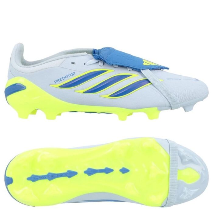 adidas Predator Elite Fold-over Tongue FG Ice Cold Precision - Crystal Sky/Ray Blue/Solar Yellow Kids