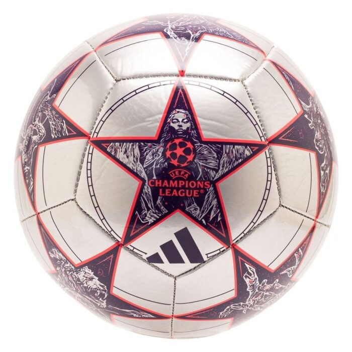 adidas Football Club Champions League 2025/26 - Silver Metallic/Turbo/Dark Purple