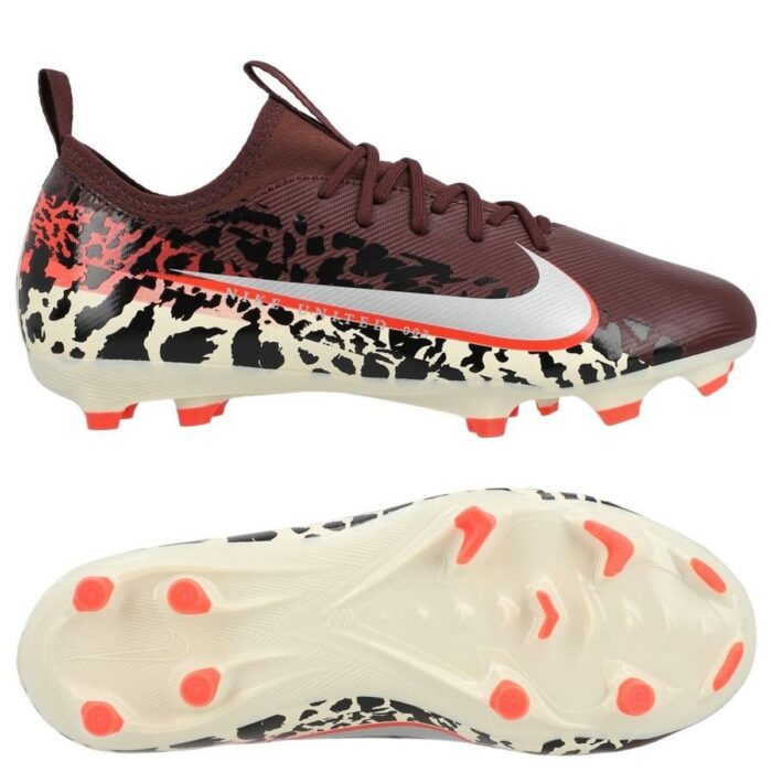Nike Air Zoom Mercurial Vapor 16 Academy MG United - Burgundy Crush/Metallic Silver/Universal Red/Fossil Kids
