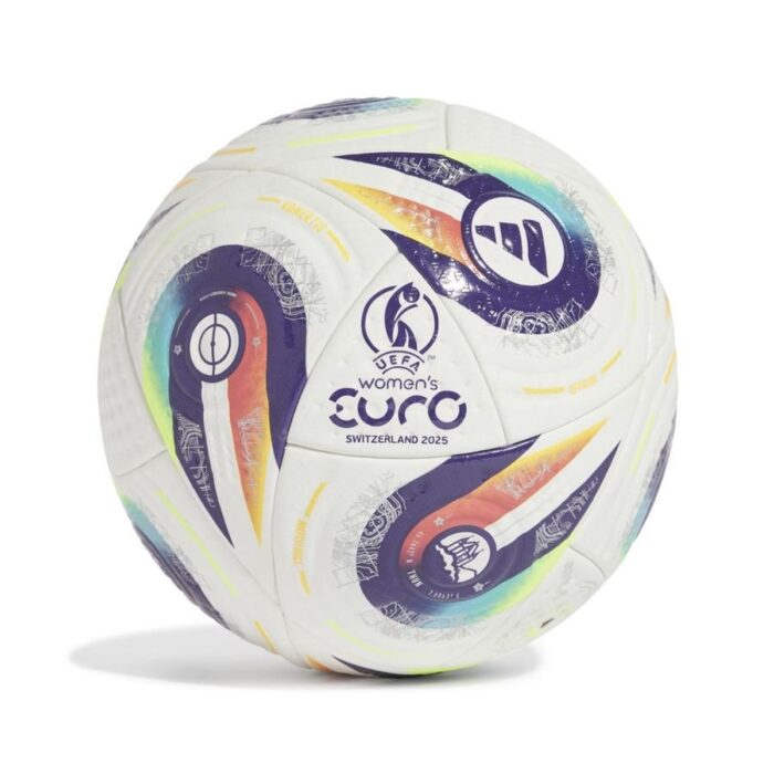 adidas Football Konektis Pro Women's EURO 2025 Match Ball - White/Pantone/Lucid Lemon