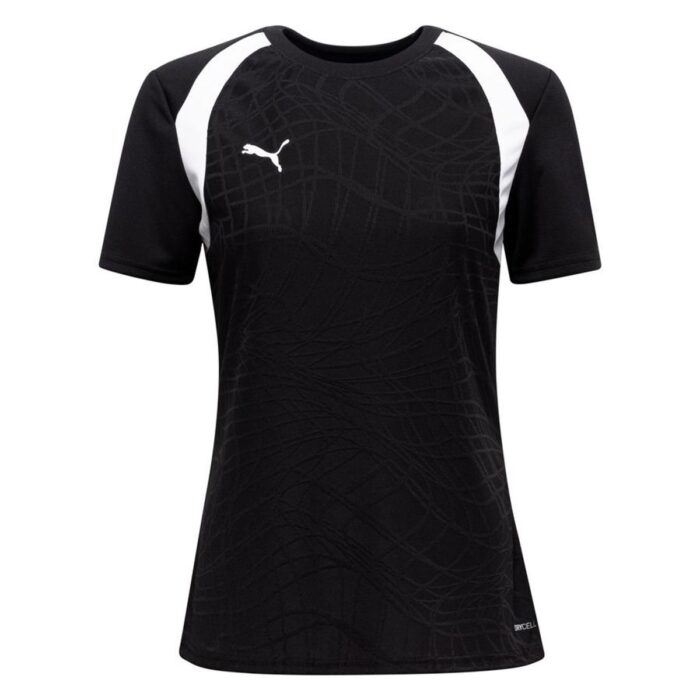 PUMA Training T-Shirt teamFINAL26 - PUMA Black/PUMA White Women