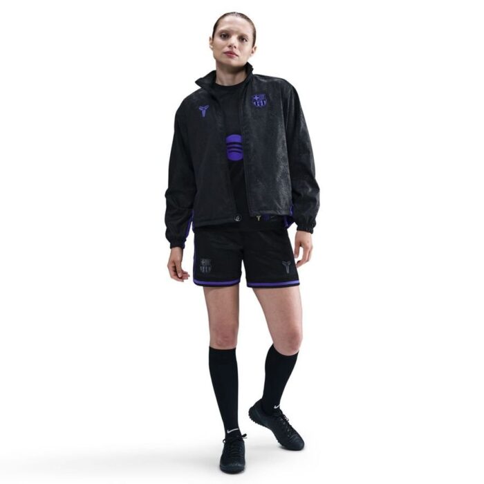 FCB W NK TRK JKT AW GX BLACK/PERSIAN VIOLET/PERSIAN VIOLET