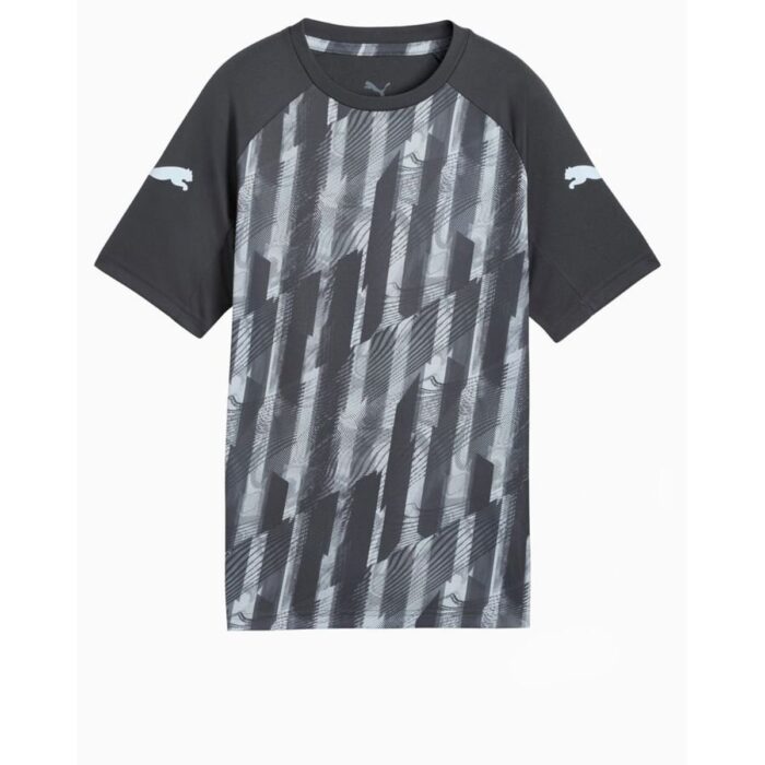 PUMA Training T-Shirt individualLIGA Graphic - Vapor Gray/Icy Blue Kids