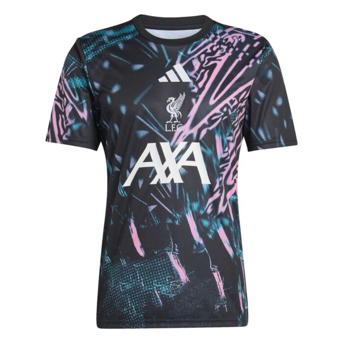 Liverpool Training T-Shirt Pre Match - Black/Semi Pink Glow