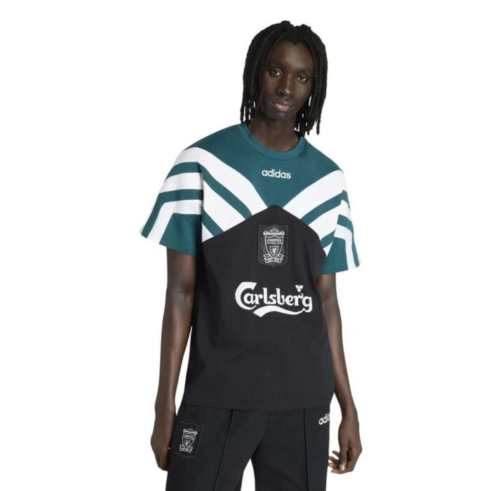 Liverpool T-Shirt Bringback 1995/96 - Black/Rich Green/White