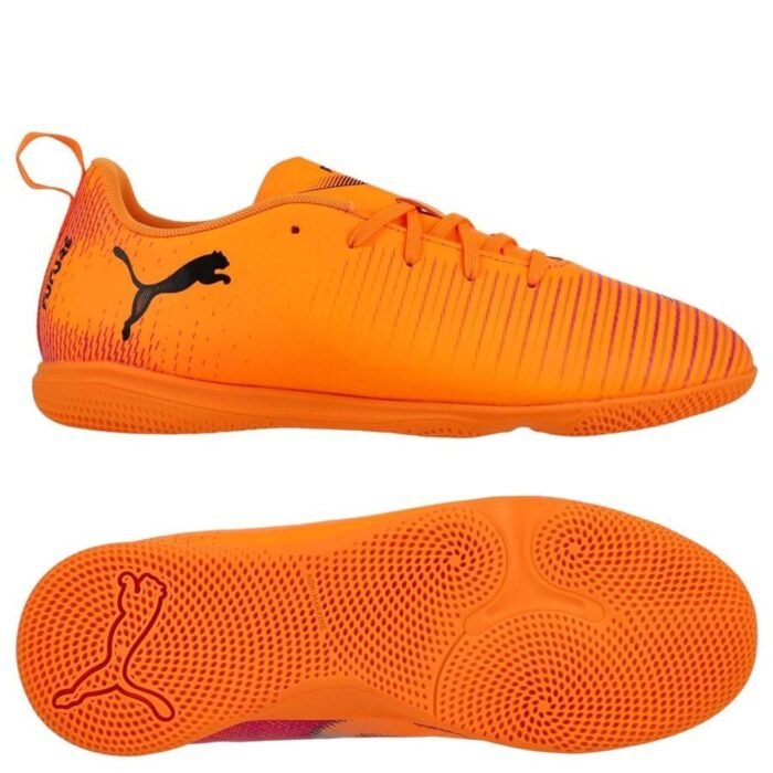 PUMA Future 8 Play IT Hot Pursuit - Heat Fire/PUMA Black/Ravish Kids