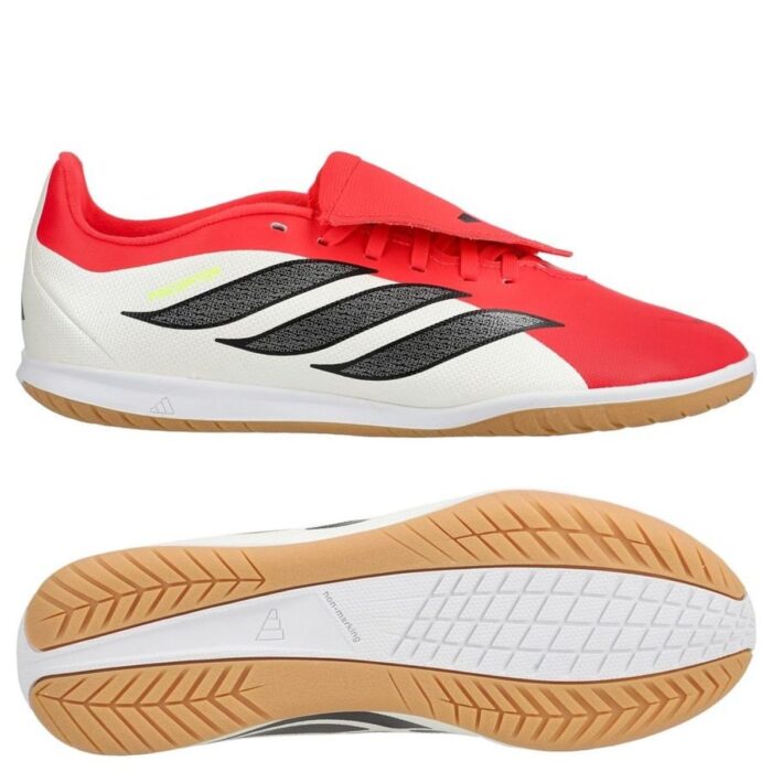 adidas Predator Club Fold-over Tongue IN Born For Goals - Lucid Red/Core Black/Footwear White Kids
