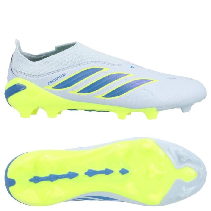 adidas Predator League Laceless FG Ice Cold Precision - Crystal Sky/Ray Blue/Solar Yellow Kids