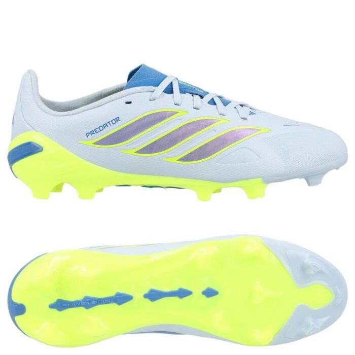 adidas Predator League FG Ice Cold Precision - Crystal Sky/Ray Blue/Solar Yellow Kids