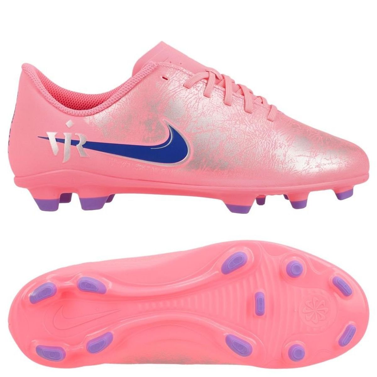Nike Mercurial Vapor 16 Club MG Vini Jr. Personal Edition - Sunset Pulse/Old Royal Kids 1 Nike Mercurial Vapor 16 Club MG Vini Jr. Personal Edition - Sunset Pulse/Old Royal Kids
