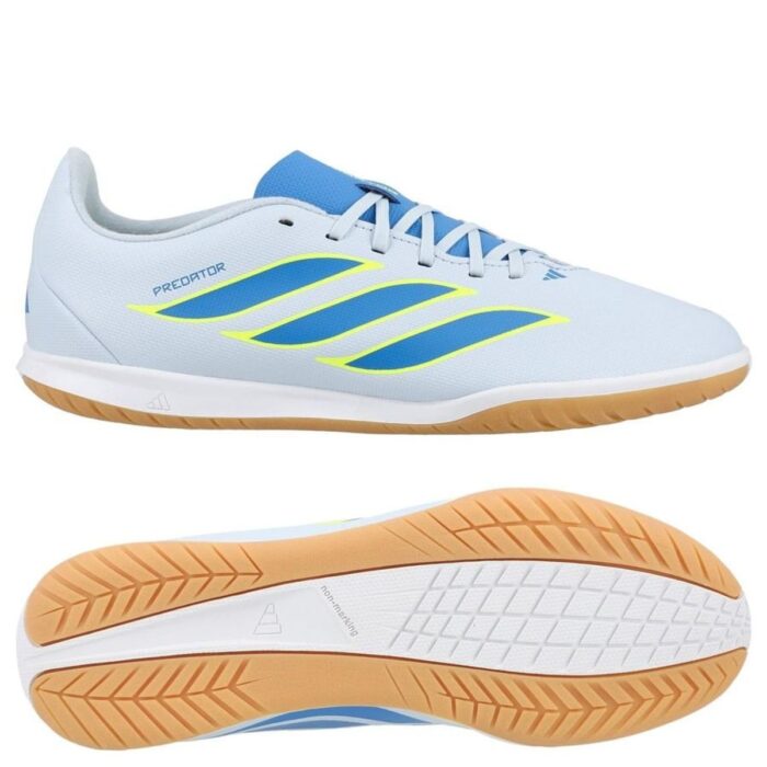 adidas Predator Club Sala IN Ice Cold Precision - Crystal Sky/Ray Blue/Solar Yellow Kids