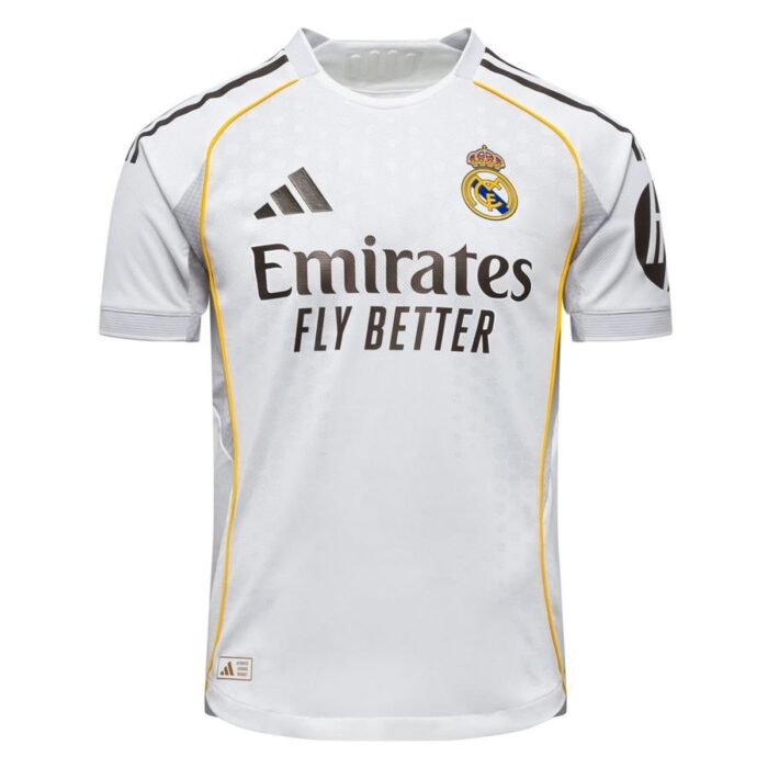 Real Madrid Home Shirt 2025/26 Authentic