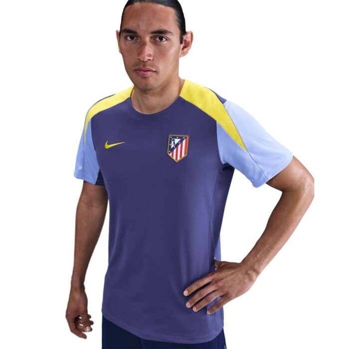 Atletico Madrid Training T-Shirt Dri-FIT Strike - Purple Dynasty/Vibrant Yellow