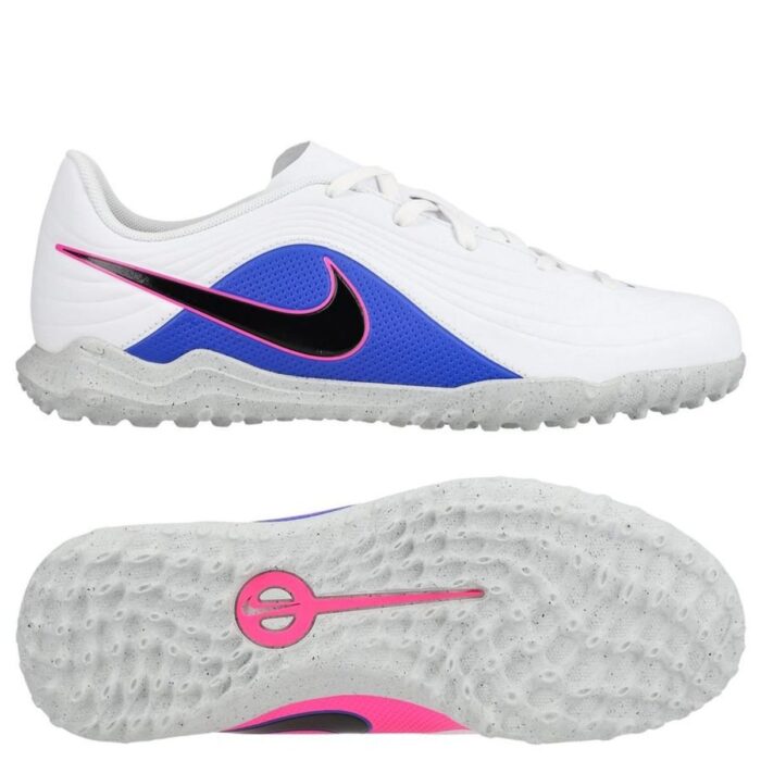 Nike Tiempo Maestro Club TF Attack - White/Black/Racer Blue/Pink Blast Kids