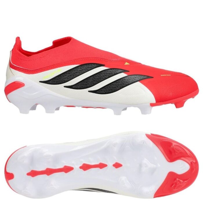 adidas Predator League Laceless FG Born For Goals - Lucid Red/Core Black/Footwear White Kids