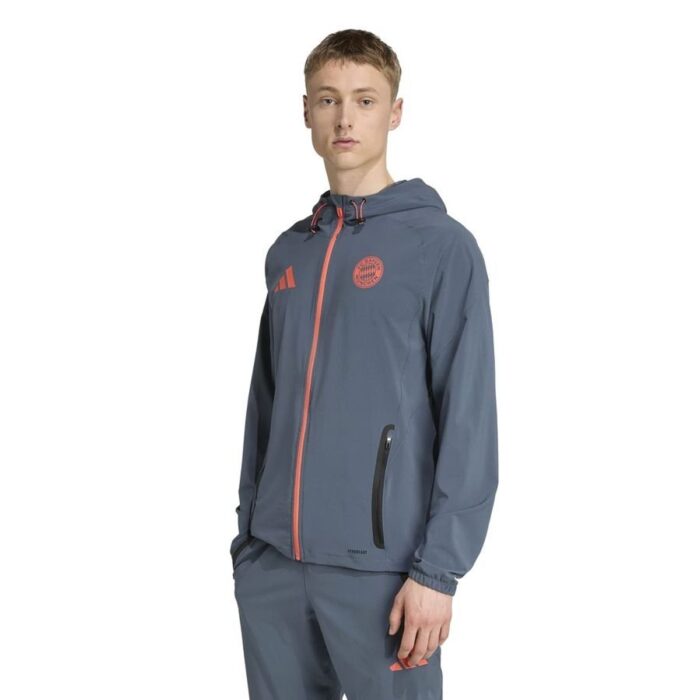Bayern München Training Jacket Tiro 25 Competition Vis Tech Travel - Bold Onix/Easy Coral