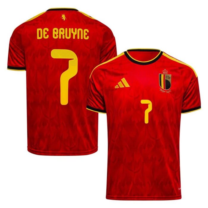 Belgium Home Shirt World Cup 2026 DE BRUYNE 7