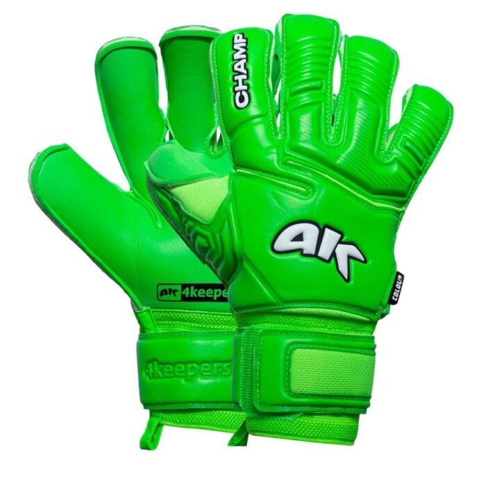 4keepers Goalkeeper Gloves Champ Colour Green VII RF2G - Green Kids