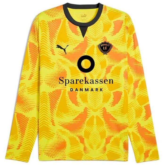 Hornslet IF Goalkeeper Shirt - Fluro Yellow/PUMA Black