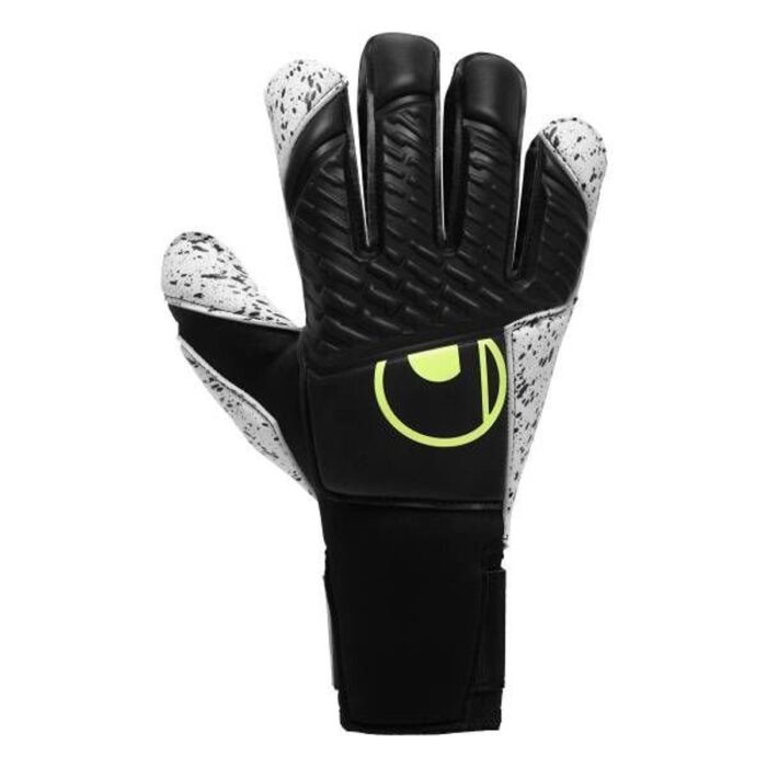 Uhlsport Goalkeeper Gloves Fangmaschine Supergrip+ Flex Frame Carbon - Black/Fluo Yellow