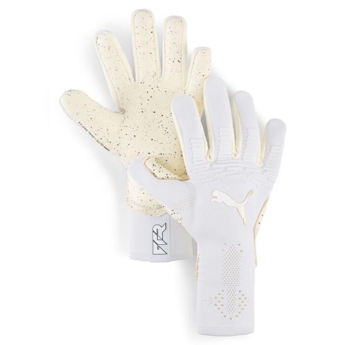 PUMA Goalkeeper Gloves Future Ultimate NC White Gold - PUMA White/PUMA Gold