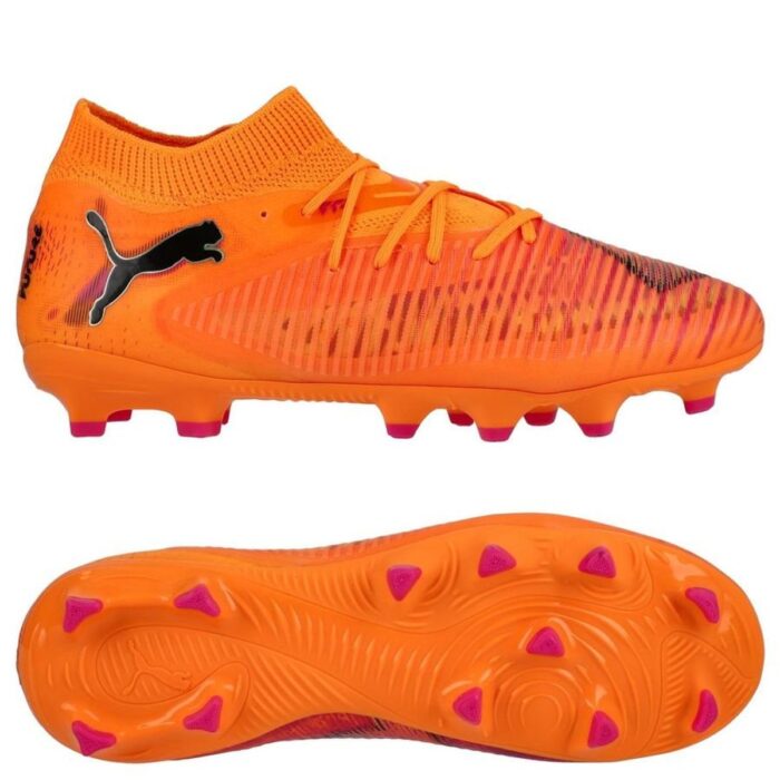 PUMA Future 8 Pro FG/AG Hot Pursuit - Heat Fire/PUMA Black/Ravish Kids