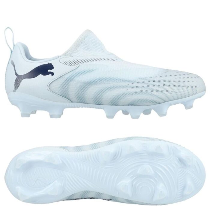 PUMA Future 9 Match Laceless FG/AG Dreamrush - Icy Blue/Blue Jewel Kids