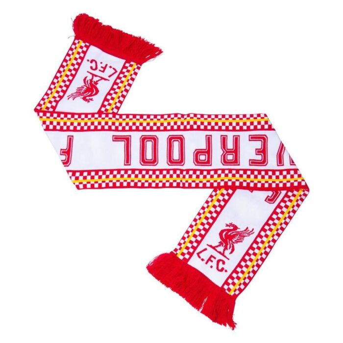 Liverpool Scarf 86 Checker - Red/White