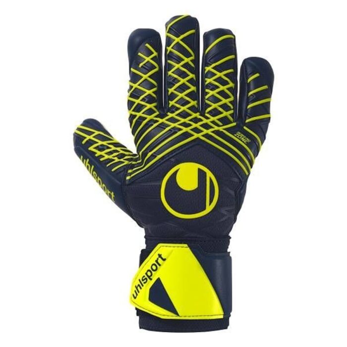 Uhlsport Goalkeeper Gloves Prediction Supersoft HN - Navy/White/Fluo Yellow