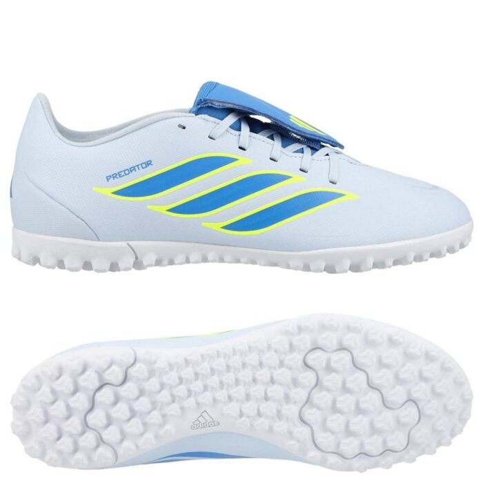 adidas Predator Club Fold-over Tongue TF Ice Cold Precision - Crystal Sky/Ray Blue/Solar Yellow