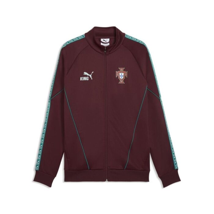 Portugal Track Jacket King Anthem World Cup 2026 - Ruby Shimmer