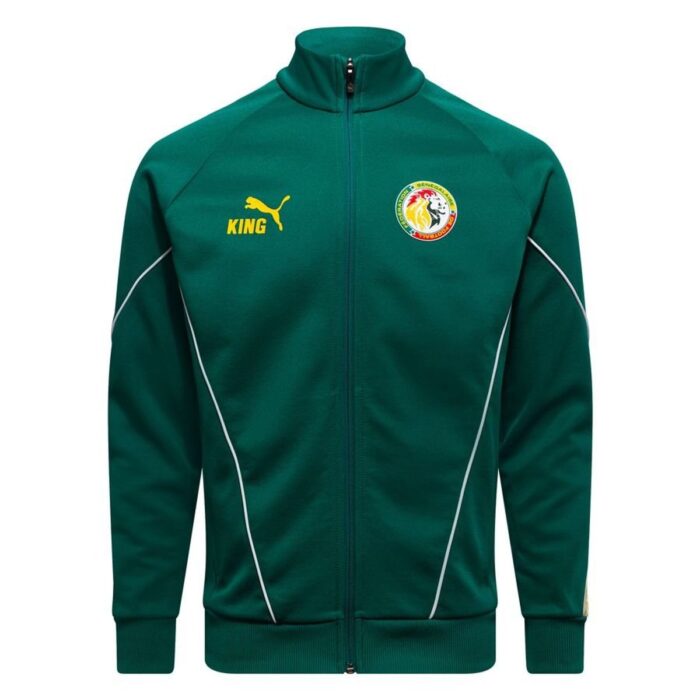 Senegal Track Jacket King Anthem World Cup 2026 - Green/Yellow