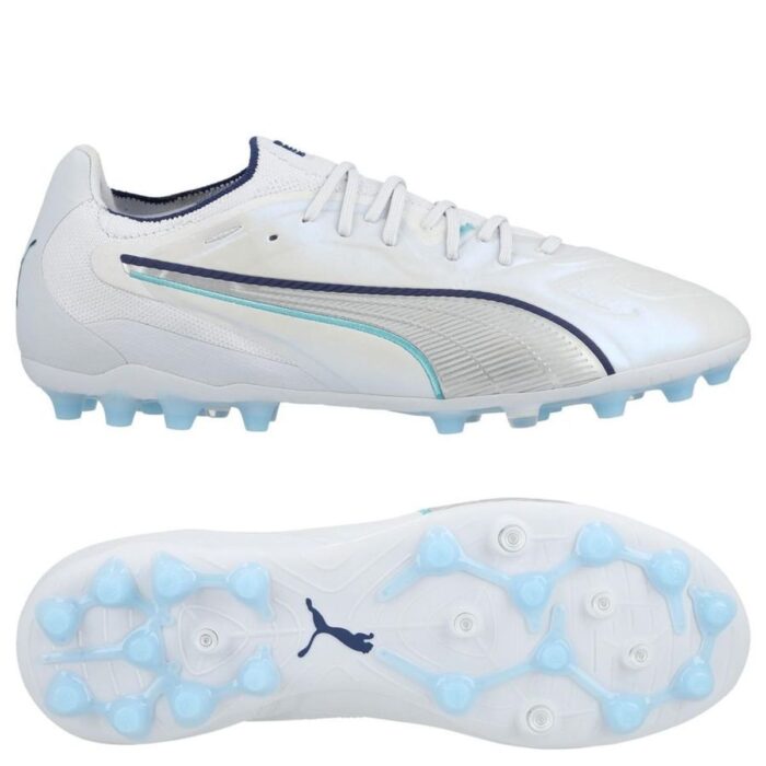 PUMA King 20 Ultimate MG Dreamrush - Silver Mist/Blue Jewel/Vibrant Blue